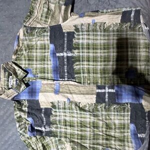 Acne studios Green Plaid Shirt
